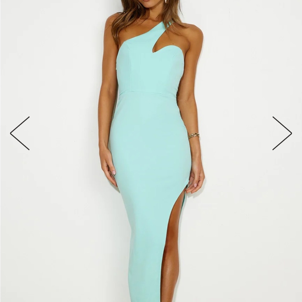 Hello Molly Glam Era Midi dress mint